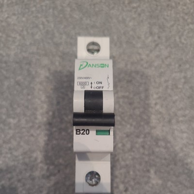 Danson BSEN60898-1 einpoliger Leitungsschutzschalter B20 20A MCB