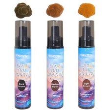 1Pcs 100ml Lace Tint Hair Mousse Hair Wig Lace Wigs Toupees and Hairpieces