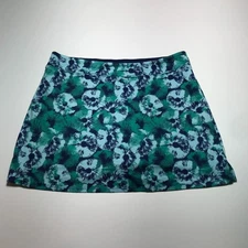 Tranquility Womens M Tie Dye in Blue Green Active Jersey Skort Pickleball Golf