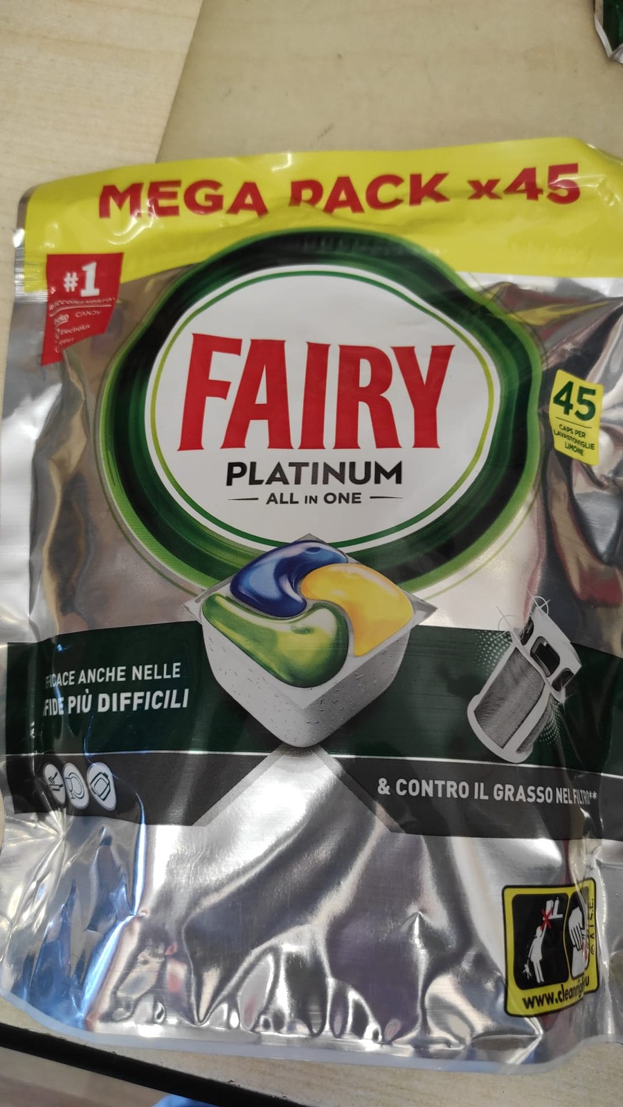 fairy platinum lemon pz. 45 cura casa e persona