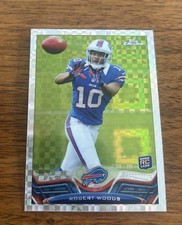 2013 Topps Chrome Football Robert Woods - Xfractor - Rookie Card - Buffalo Bills. rookie card picture