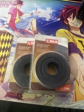 Lot Of 2 Zeus 66010 Adhesive-Backed Magnetic Tape 1/2-In x 10Ft Roll