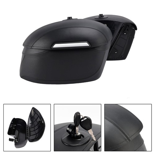 Side Saddle Bag Mounting Bracket Black Fit For Sportster 883 1200 X48 04-25 - Picture 3 of 12