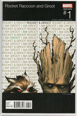 Rocket Raccoon and Groot #1 Randolph Run DMC Hip Hop Variant - Marvel 2016 NM+
