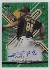 2022 Topps Finest Green Wave Refractor 47/99 Ivan Castillo #FA-IC Auto 19ed