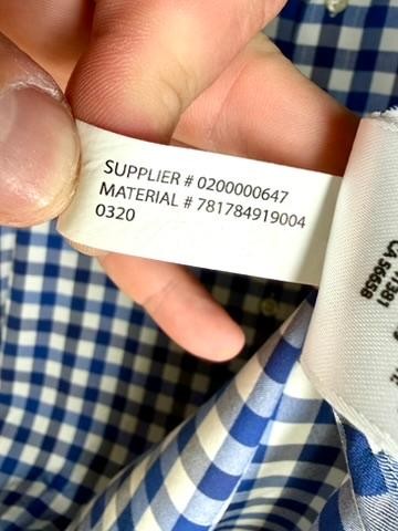 Polo Ralph Lauren Performance Shirt Mens Medium Blue White Gingham Long Sleeve image 7