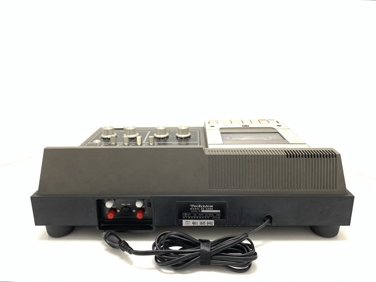 TECHNICS RS 640U Stereo Cassette Tape Deck 2 Head Vintage 1976