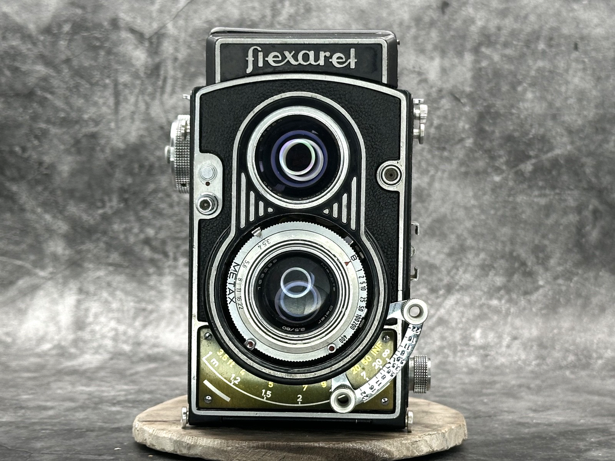 OH済二眼レフカメラ MEOPTA メオプタ FLEXARET V f3.5 Near MINT] MEOPTA Flexaret V TLR Film Camera Belar 80mm f3.5 Lens