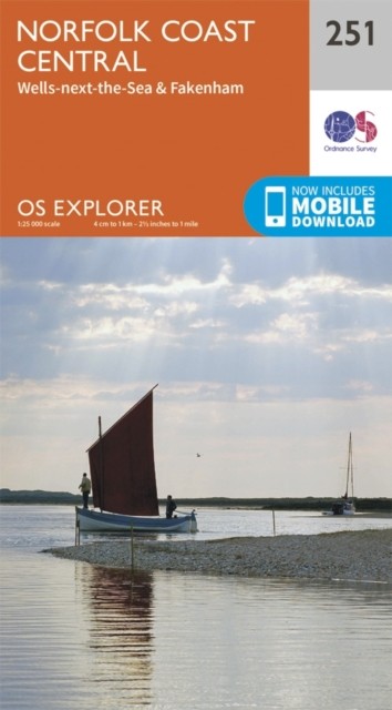 Norfolk Coast Central Map | Wells-next-the-Sea & Fakenham | Ordnance Survey | OS Explorer Map 251 | England | Walks | Hiking | Maps | Adventure - Image 3