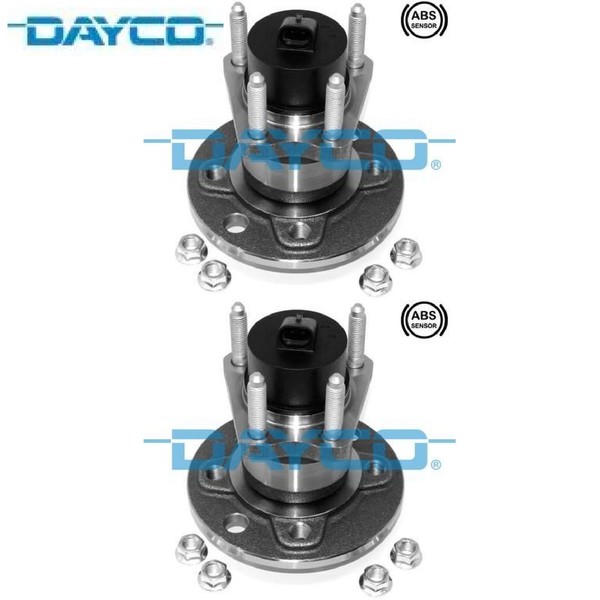 2X Radlagersatz Dayco KWD1062 2 Radlager Satz Links Rechts Hinterachse FüR Opel-image