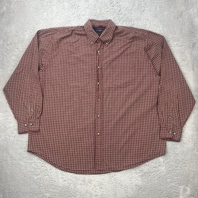 Wrangler Herren Hemd Gr.XL Rot Button up Holzfäller Flanell Shirt Vintage Retro