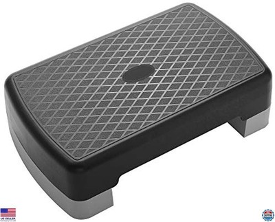 18'' Aerobic Step Platform with 2 Risers for Home Workout Fitness Exercise