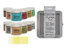 T Holtz Distress Embossing Glaze Bundle - 12 Embossing Glaze Original Colors