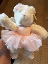 GUND VICTORIA SECRET ANGEL BALLERINA BEAR WITH TAG AND FREE SHIPPING