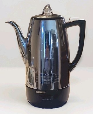 Vintage Universal 8 Cup Coffeematic Electric Coffee Percolator EA-4448 USA  | eBay