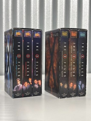 Lots of 2 'The X Files' Box Sets (VHS, 1996) Gillian Anderson
