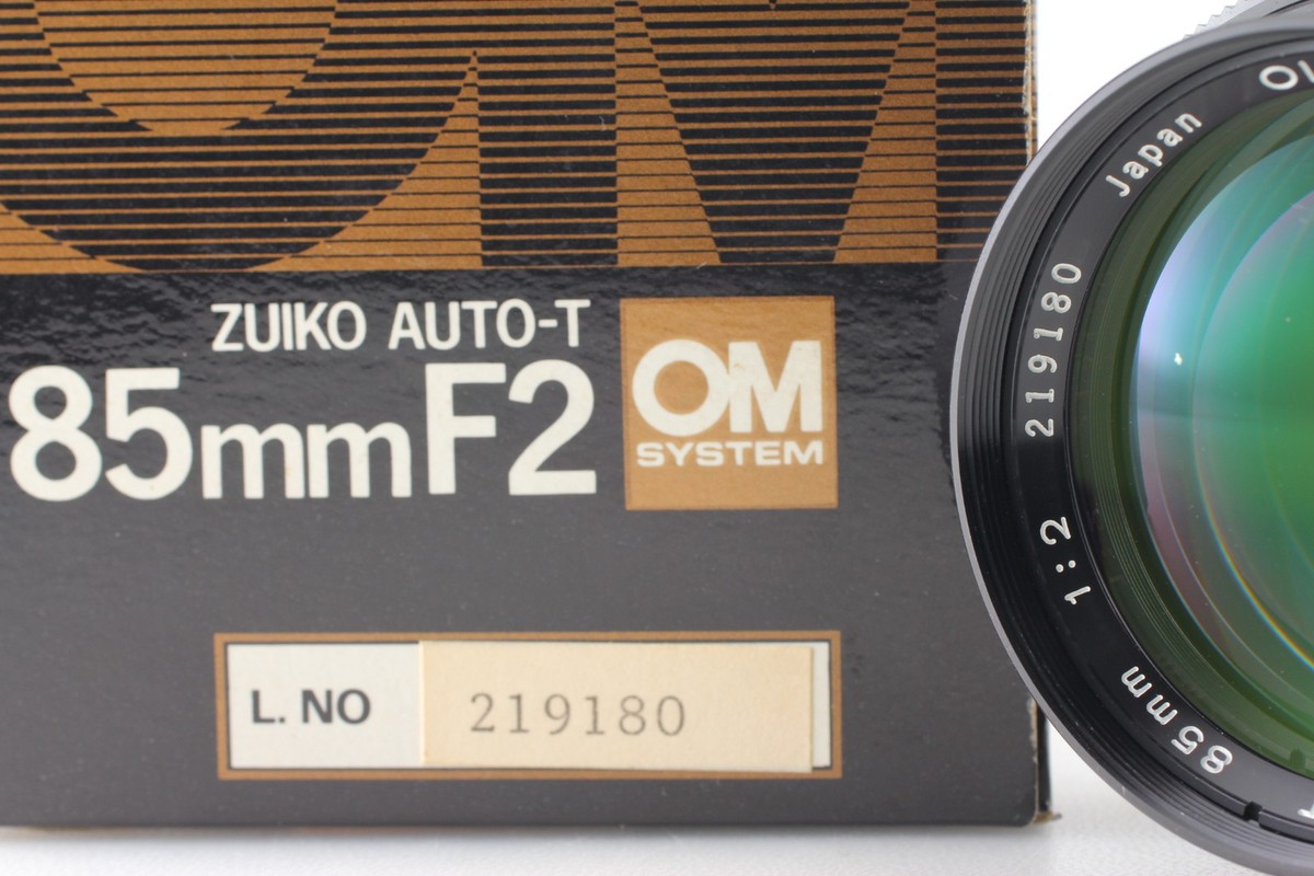 MINT in Box] OLYMPUS OM-System Zuiko Auto-T 85mm F2 Late Model