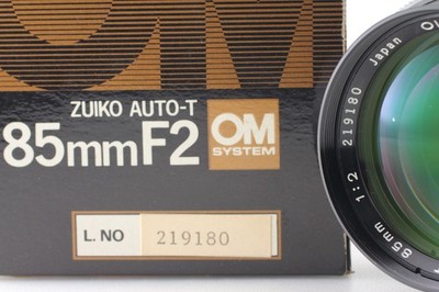 MINT in Box] OLYMPUS OM-System Zuiko Auto-T 85mm F2 Late Model