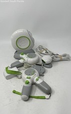 LeapFrog White Leap TV 2 Controllers Educational Video Gaming System No Tested