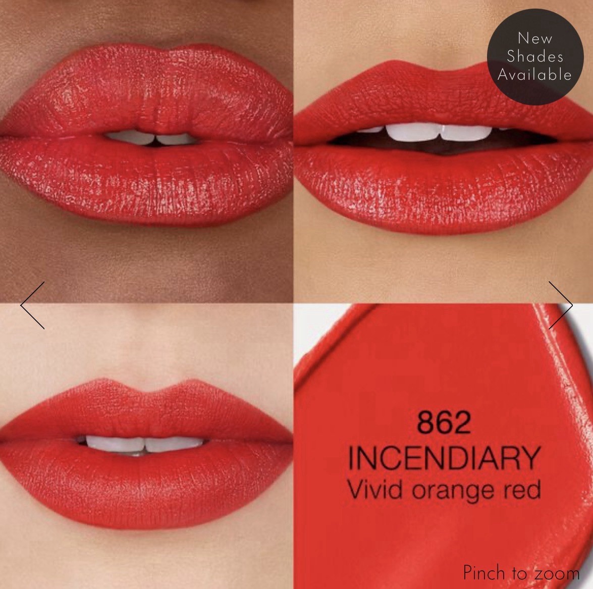 👄 NARS Explicit Lipstick ~ INCENDIARY 862 ~ (Vivid Orange Red