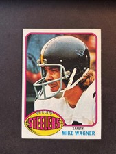 1976  Topps  MIKE WAGNER  #501  Pittsburgh Steelers  Western Illinois