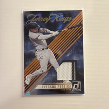EVERSON PEREIRA 2024 Donruss Blue Ice Jersey Kings Jersey Relic #JK-EP | Yankees
