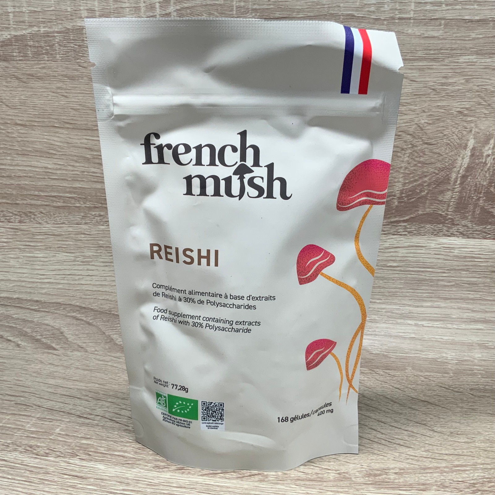 Reishi 168 gélules French Mush votre allié sérénité contre le stress quotidien