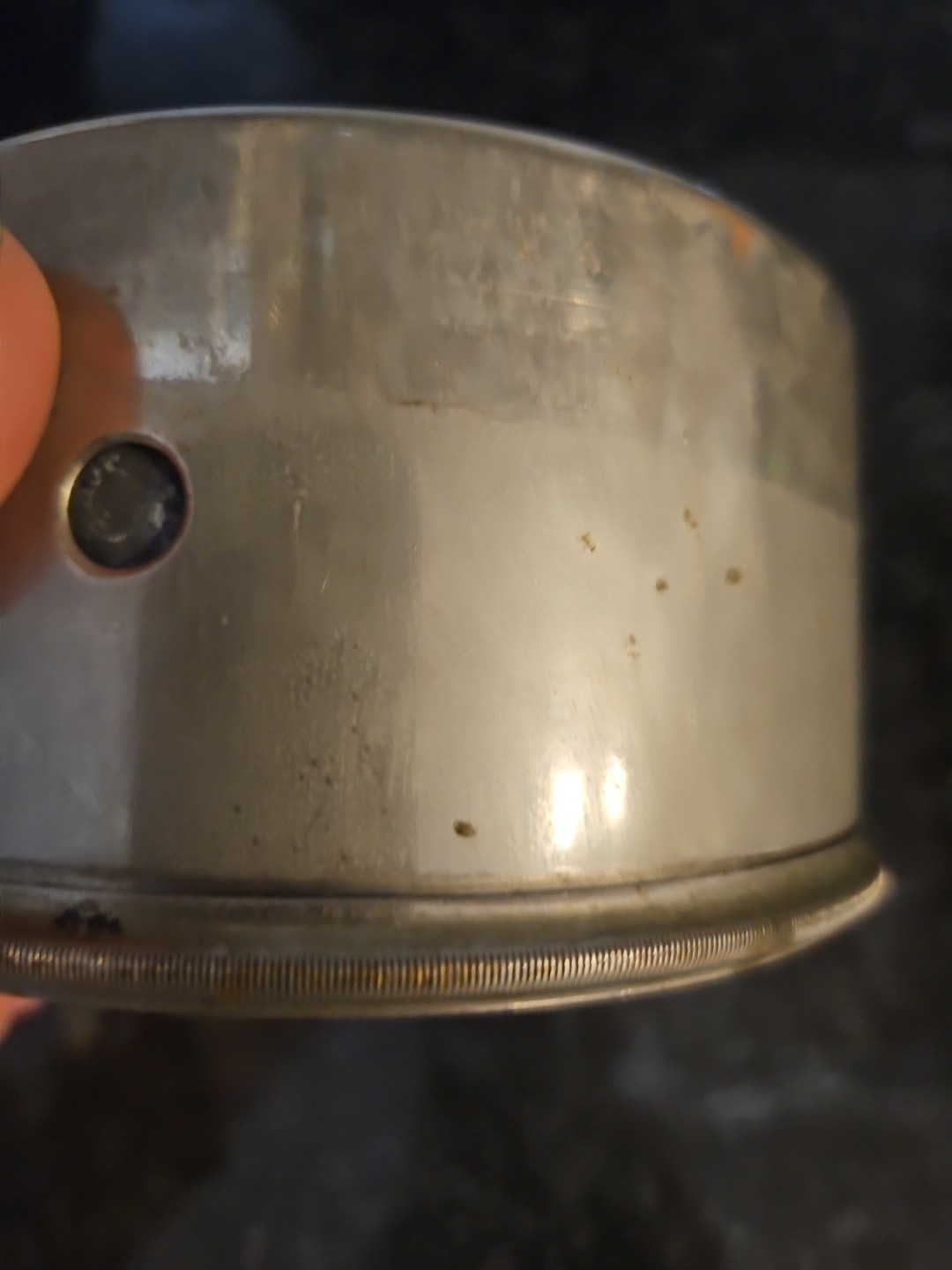  4.5" Antique Condenser magnifier lens VTG Victorian Magic Lantern Projector 