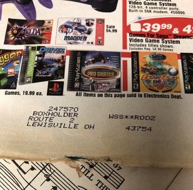 1990s Toy Catalog Gameboy Lego GI Joe Tonka Dreamcast Nintendo Barbie Ames Flyer