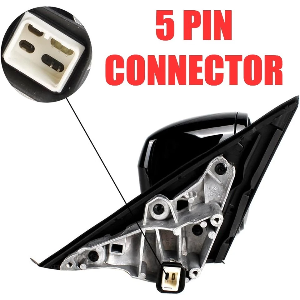 Espejo retrovisor lateral conductor y pasajero con punto ciego térmico para BMW 320i 330i 330e 19-23 Foto 4 de 4