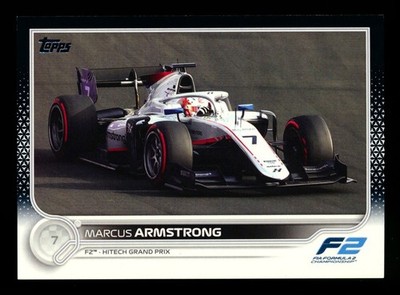 2022 Topps Formula 1 F1 #135 Marcus Armstrong Black 03/10 Flagship
