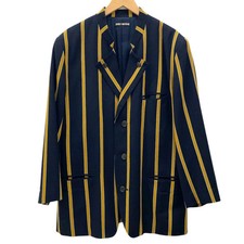 ISSEY MIYAKE 90's-00's Striped Jacket Navy x Yellow