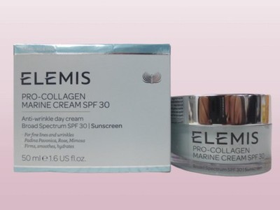 ELEMIS PRO COLLAGEN MARINE CREAM SPF30 ANTI WRINKLE DAY CREAM 1.6 OZ NWB 