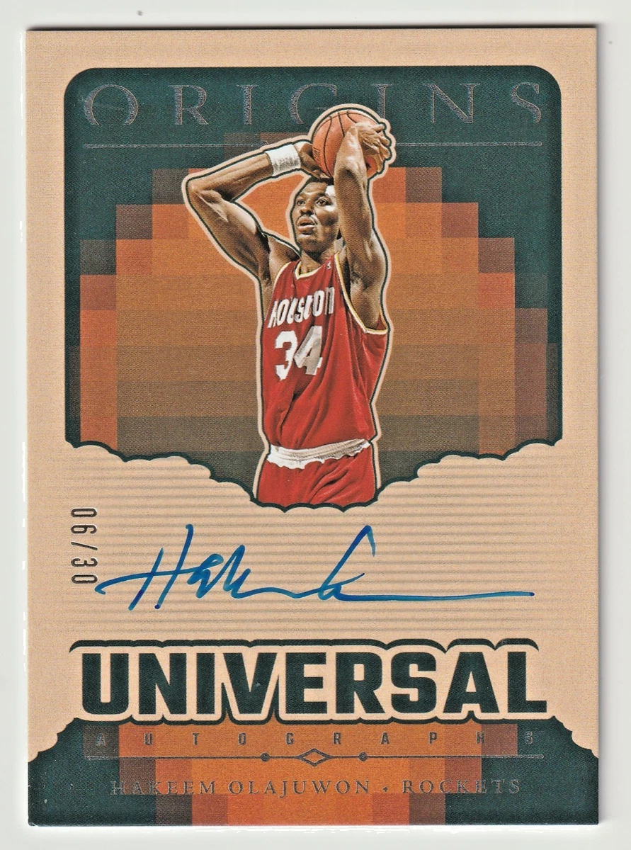 Hakeem Olajuwon Autograph Basketball Cards for sale | eBay