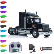 Customized Diy Tamiya Knight Hauler 6*4 1/14 Rc Tractor Truck I6s Radio Battery