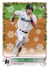 2022 Topps Holiday #HW186 Luke Williams