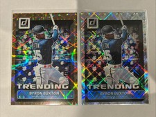 2022 Donruss Byron Buxton (2) #/999 Gold & Silver Diamond HoloFoil Trending #T-5
