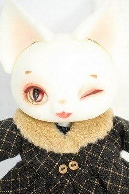 Dear Mine Picasoo bean Happy Limited RARE BJD Cat Animal Doll Outfit Eyes COA JP