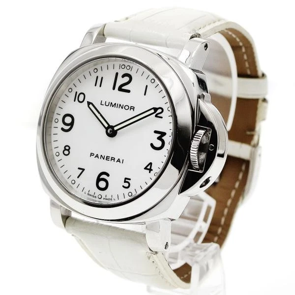 Panerai — Officine Panerai Luminor Base PAM00114 44mm White Dial Hand-Winding Watch #C4537