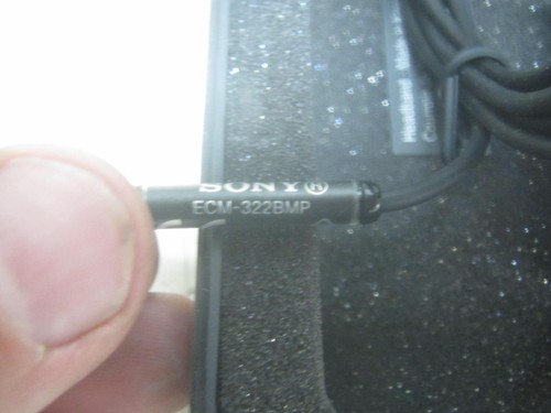 Sony Electret Condenser Microphone w/ Case P/N: ECM-322BMP FREE SHIPPING - Picture 3 of 5