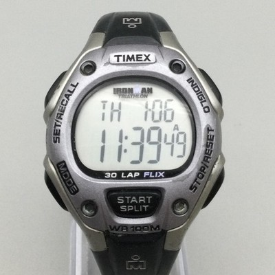 Timex Ironman Triathlon Women Watch 34mm Digital 30 Lap Indiglo