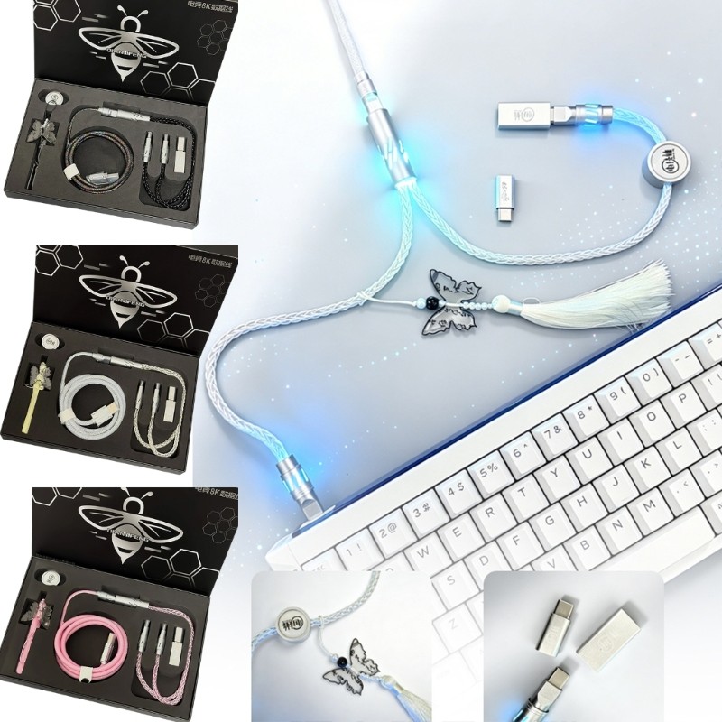 Split USB C Cable Kit for Keyboard Mouse Computer Desk Use Daily | eBay ...