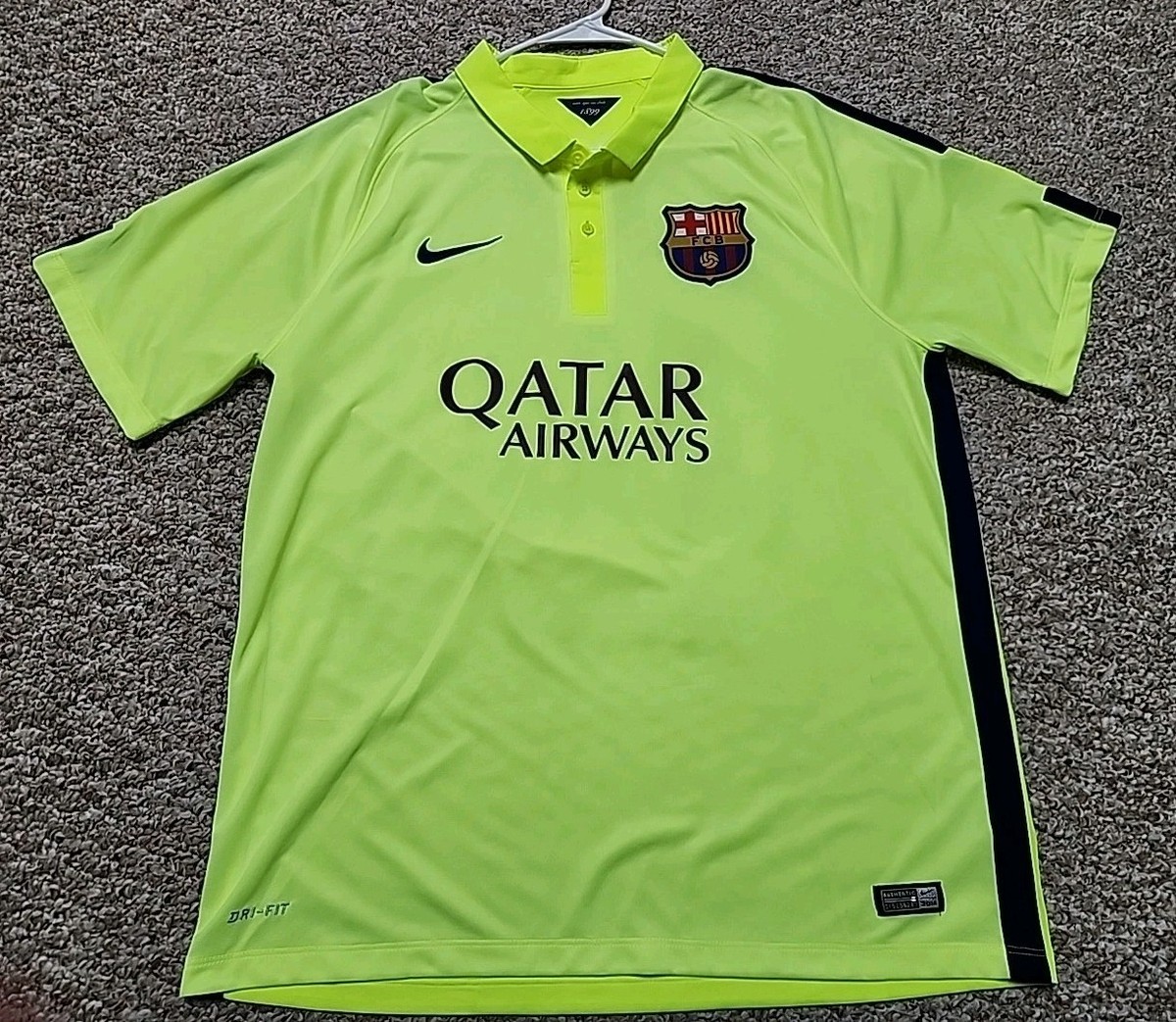 Barcelona Third Football Shirt Jersey 2014 2015 Nike Dri-FIT XL