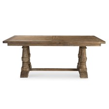 Uttermost 24557 Stratford Salvaged Wood Dining Table, Stony Gray