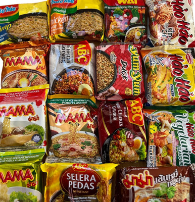 Yum Yum Instant Nudeln Mischung Indomie MAMA Acecook A-one Nudelsupp Asia 28er
