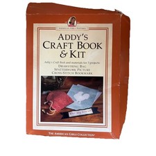 Retired American Girl Addy's Craft Book Kit Pleasant Co 1990s 3 Crafts Kit