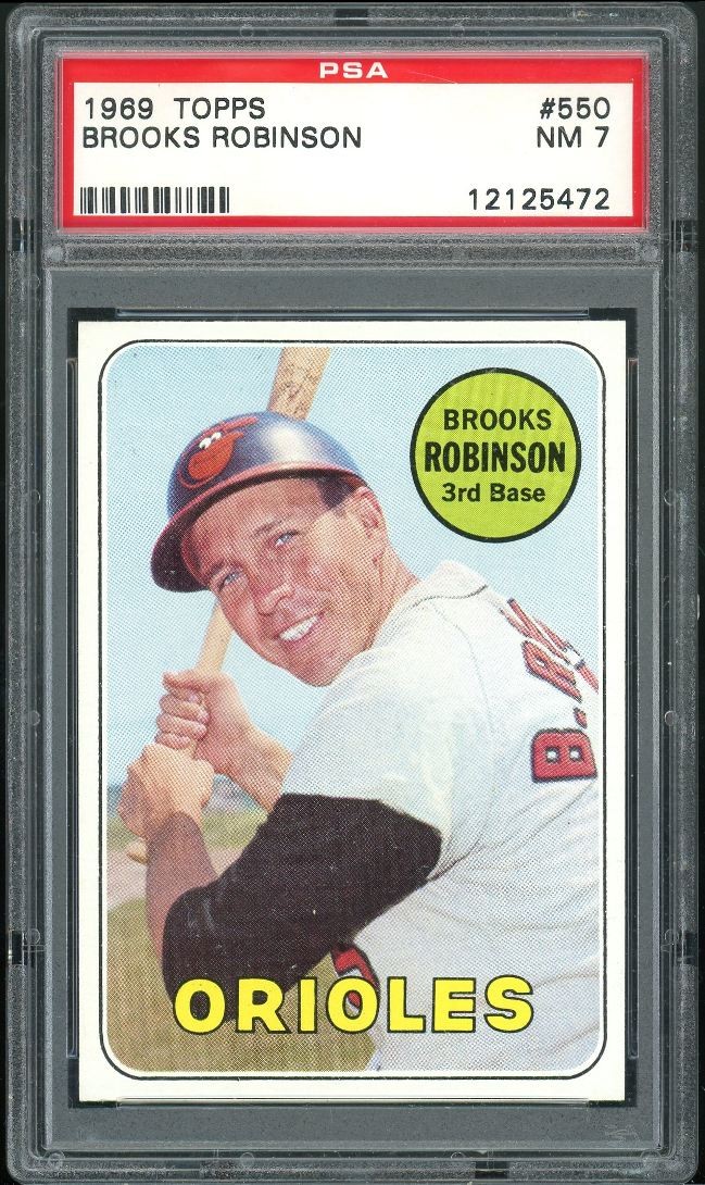 1969 Topps Brooks Robinson PSA 7 Baltimore Orioles #550
