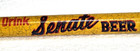 "Drink SENATE Beer * Chr. Heurich Brewing Co." Yellow/Chrome Trim Working Pencil — photo 1