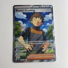 Brock’s Scouting 179/159 Ultra Rare Full-Art Trainer Journey Together English NM