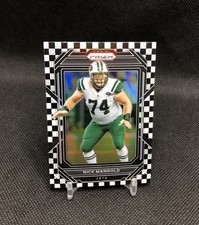 2022 Prizm Nick Mangold BLACK & WHITE CHECKER PRIZM SSP CASE HIT No. 233 RIP 🙏